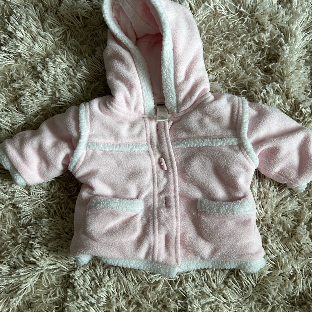 George Kids Pink Hooded Jacket
